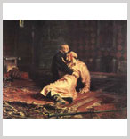 油画欣赏:伊凡雷帝和他的儿子